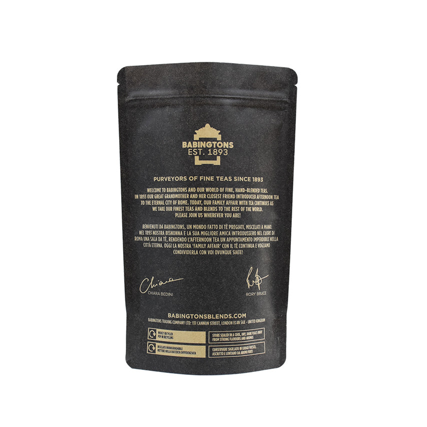 Excellent en plastique Mylar biodégradable Produce Emballage Clear stand up smatech acheter des sacs à café