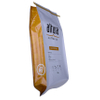 Sac en plastique de matériau laminé à la vente chaude avec gusset Biodégradable Plastic Companies White Coffee Bag