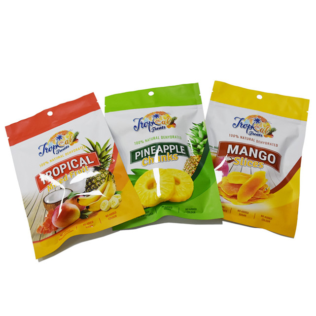 Poly Emballage Poly Recycling Powder Pouthing Pouche de fruits séchés Sacs d'emballage de fruits