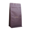 Sacs en papier à fermeture éclair supérieur refermables avec sacs d'emballage en papier manche