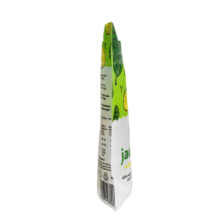 Feuille d'impression personnalisée ziplock givrée en PLA + amidon de maïs + sacs de nourriture en papier pbat