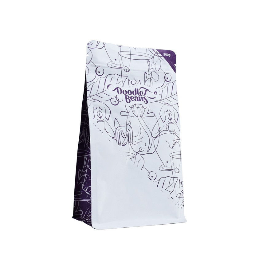 Papier d'aluminium OEM Paper refermable debout Sacs à café personnalisés refermables Sacs personnalisés