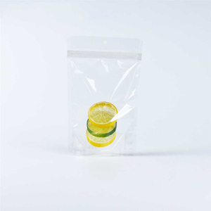 Emballage liquide à compost à résistance à l'humidité sur mesure Transparent stand up sacles de nourriture sacs d'emballage