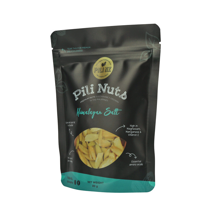 Emballage de matériaux laminés renouvelables pour fruits secs Plastique Sachets refermables Fruits secs Branding