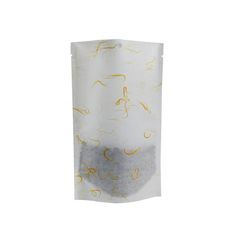 Dypack en papier de riz avec fenêtre transparente