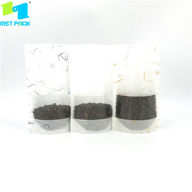 Soucheur composé de riz en papier avec fenêtre pour les collations