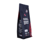 Production personnalisée Ziplock Flat Bottom Aluminium Foil Coffee Bag Wholesale