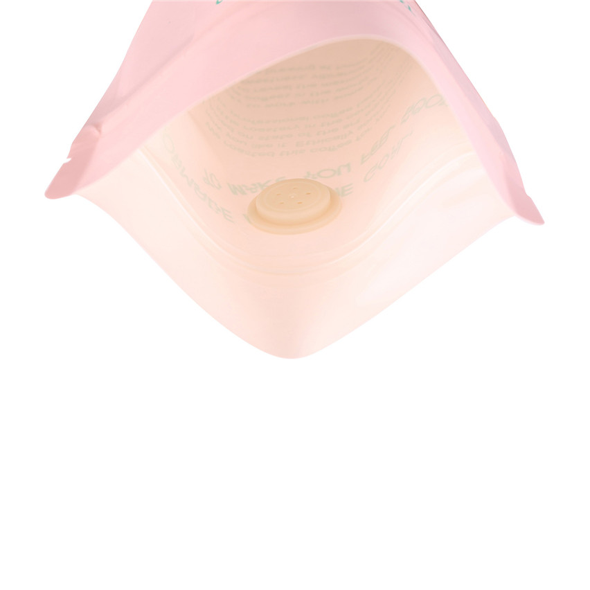 Eco Sacs de café à fond plat sur le logo personnalisé ECO COMPOSTABLE