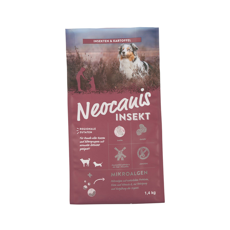 PCR PCR HDPE Feed Feed Sac de pochette latérale laminée