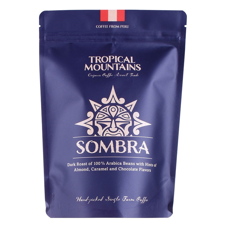 Sac à thé de papier kraft biologique emballage en gros sac ziplock