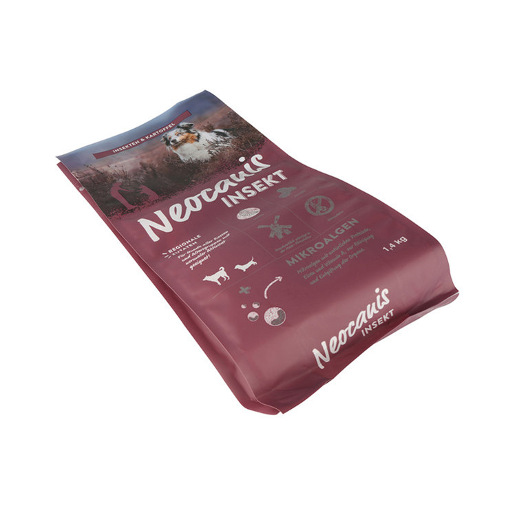Matériaux recyclables Offset Printing Food Grade Feed Feed Feed Pocket Bag