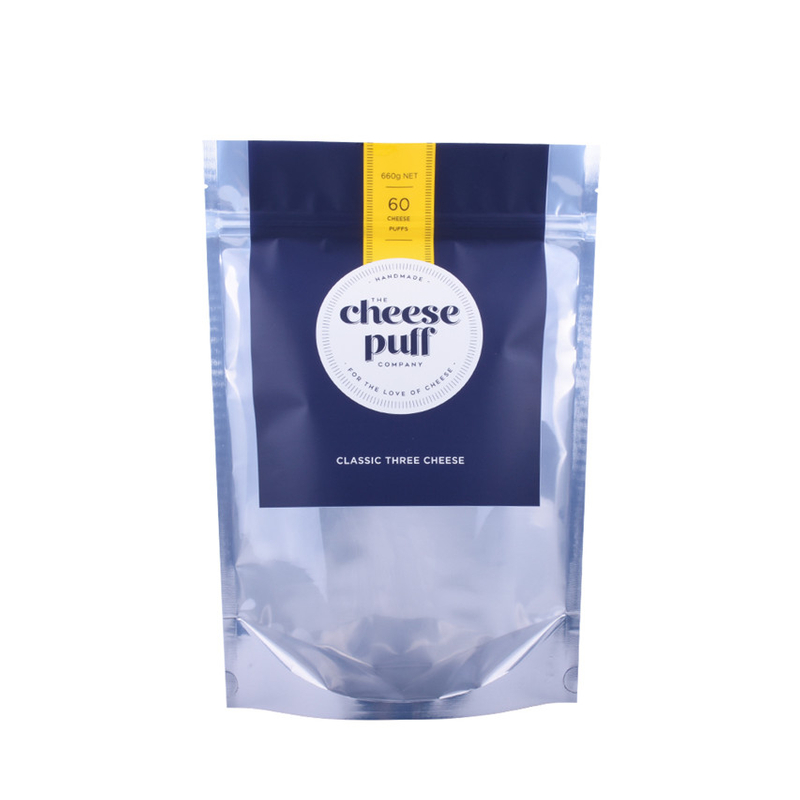 Meilleur prix Vernishing Stand Up Ziplock Sacs en gros emballage d'emballage alimentaire biodégradable Emballage de pâte à biscuits