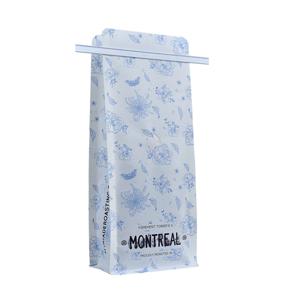 Sac en papier supérieur de haute qualité sur mesure pour emballage alimentaire avec encoche de larme