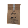 Fashion Matière laminée Kraft Paper Coffee Emballage ziplock durable