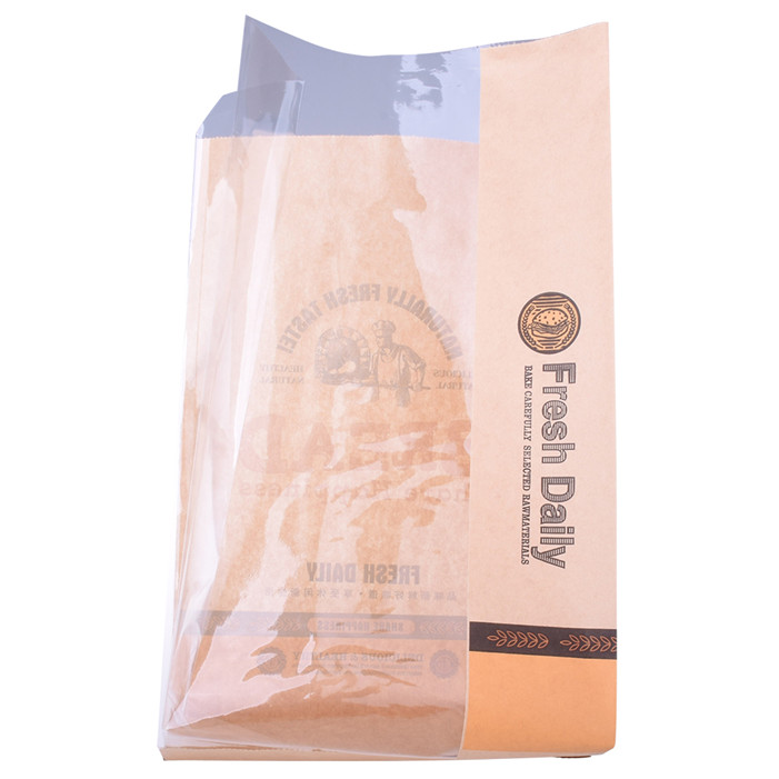 Sac de pop-corn en papier à preuves à l'huile personnalisée claire avec impression