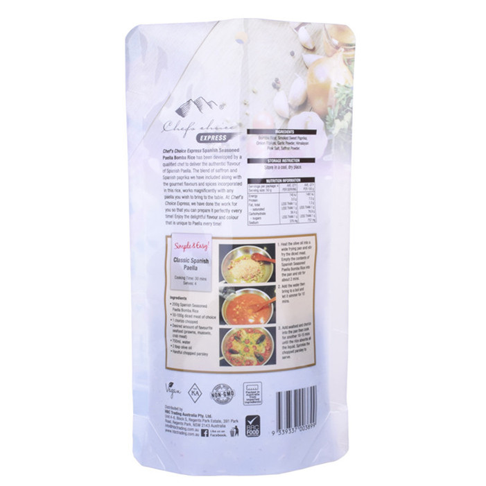 MATÉRIAUX Recyclables standard bon marché sacs d'air serrés pour la nourriture