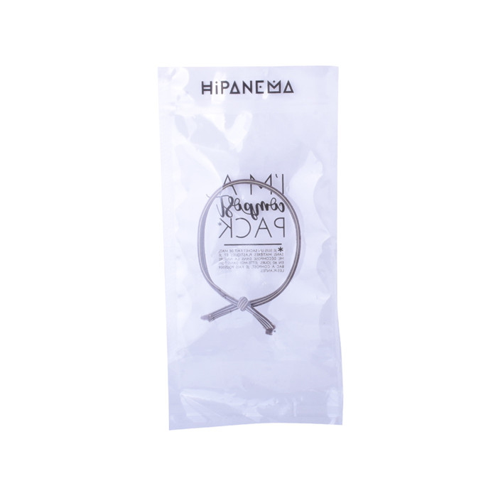 Top ziplock à l'épreuve de l'humidité petits sacs de nourriture refermables