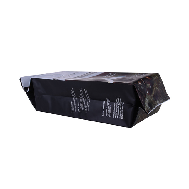 Sac à café 340g avec soufflet latéral avec valve Plastique