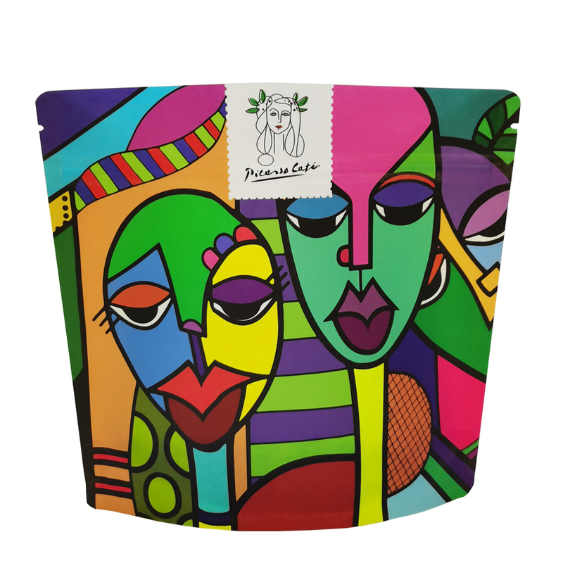 Sac d'emballage de café en papier Kraft Paper Food Friend