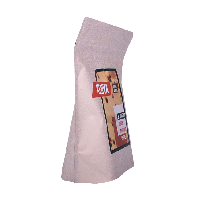 Commerce de gros industriel compostable K Seal Stand Up Coffee Bag avec fermeture à glissière
