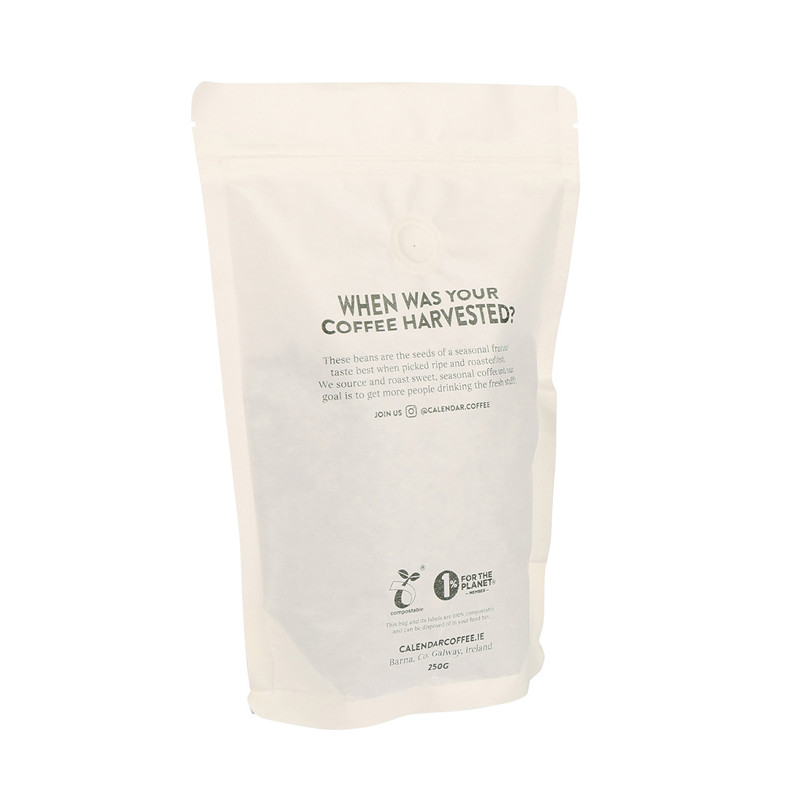 Emballage de poche biodégradable en papier kraft en excellente qualité