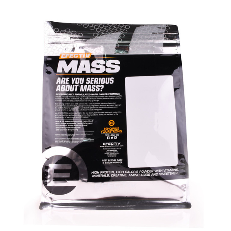 Sac de collation en poudre de nutrition de mariage en papier réutilisable 