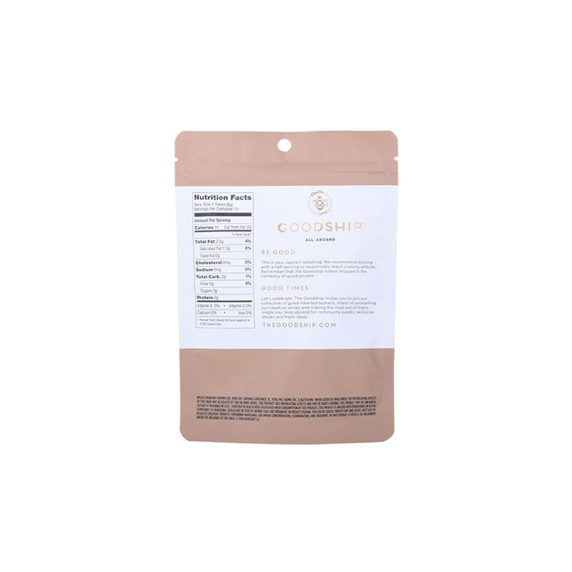 Soucheur écologique personnalisée pour emballer les noix avec une fermeture à glissière