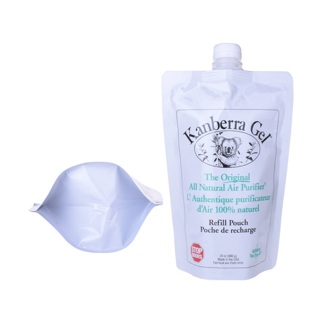 Sac d'emballage en gel en plastique de stratification avec bec