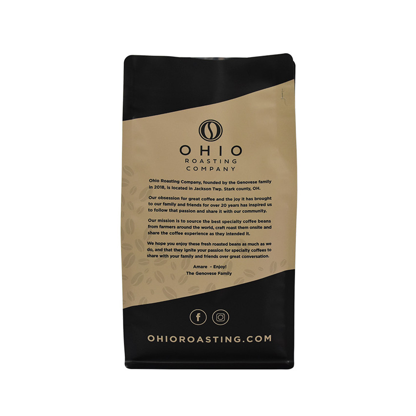 Logo personnalisé Logo Latined Biodégradable Sacs realables Sacs Impression des sacs de café refermables