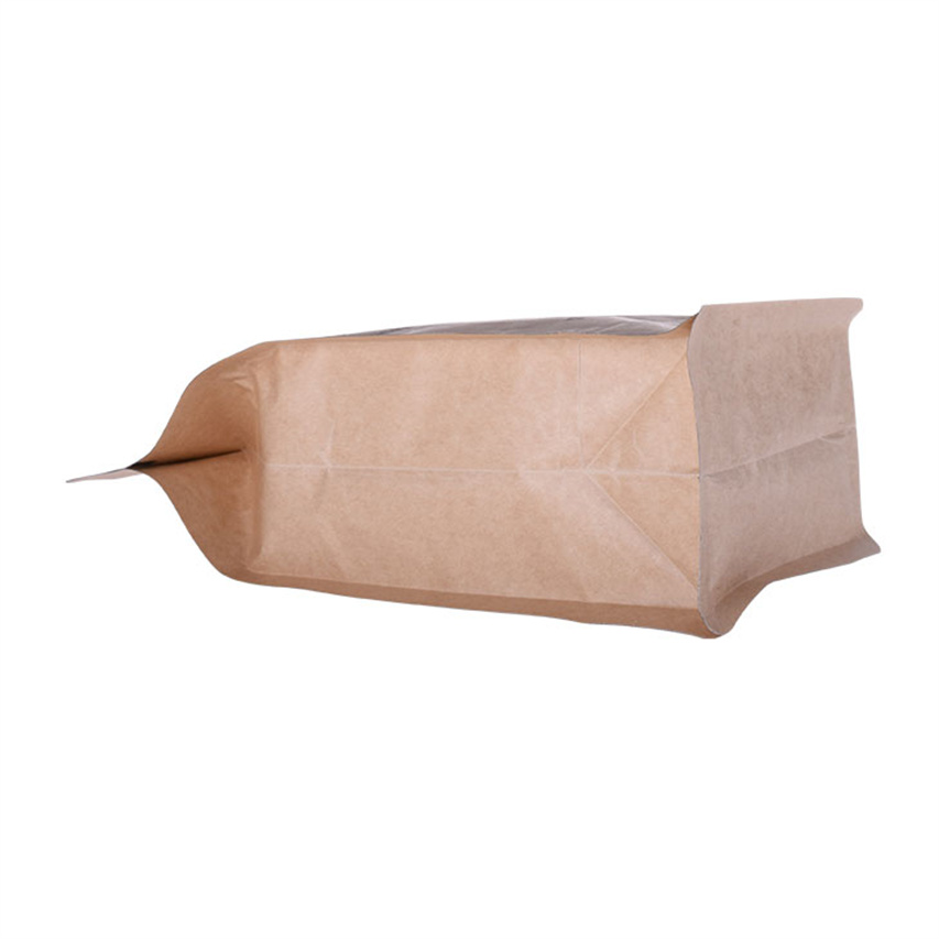 Papier en plastique biodégradable recyclé renouvelable sacs sacs refermables 250g sacs à café