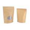 Meilleur prix Top Quality Ziplock Stand Up Paper Emballage Sacs avec fenêtre