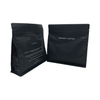 Impression mate personnalisée recyclable sac ziplock inférieur plat pour café