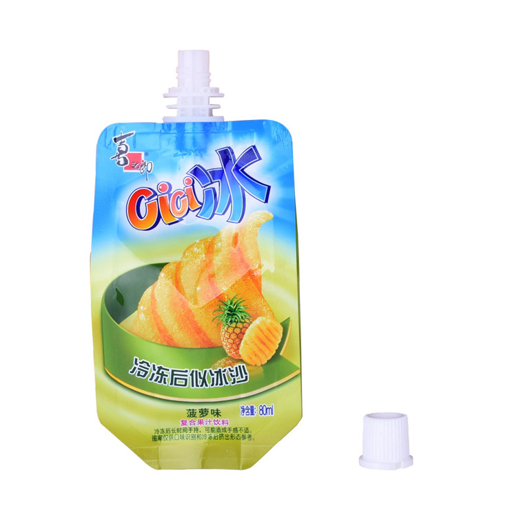 China Fournisseur Food Grade recyclable la plus récente pochette de jus de mangue