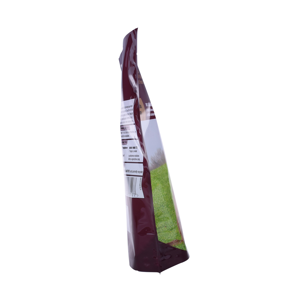 Chauffer le compostage scellé coloré Pla stand up poche avec fermeture à glissière