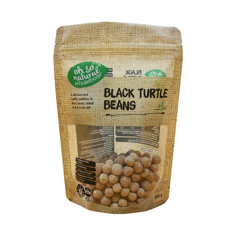 Conception personnalisée en papier kraft stand up snack avec fenêtre chinoise en gros en gros