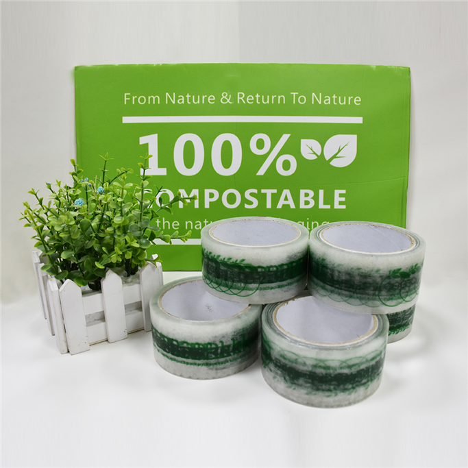 Factory de bande d'emballage compostable à imprimé de bonne qualité personnalisé