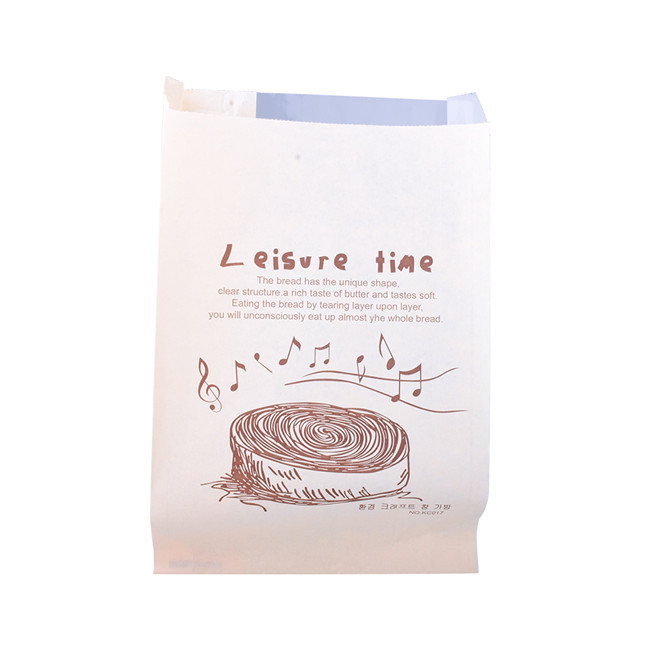 Échantillons gratuits en papier recyclé de conception de pochette d'emballage durable Sac en papier kraft pour pain