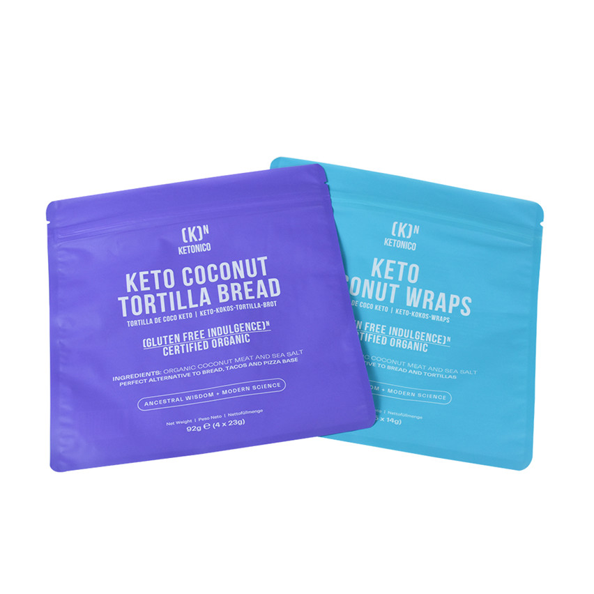 Home compostable Production personnalisée Ziplock Vacuum Pouching Emballage en gros