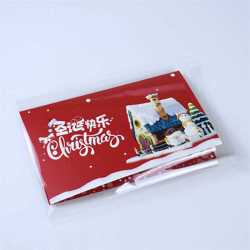 Sac de cellophane en plastique vide en plastique vide de qualité supérieure d'alimentation avec ruban adhésif 