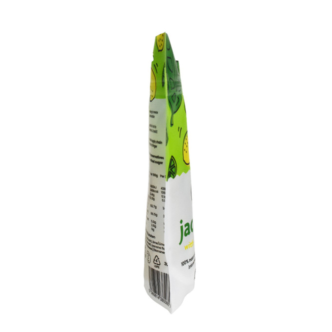 Nouveau style Soft Touch Recyclable Plastic Stand Up Food Ziplock Emballage