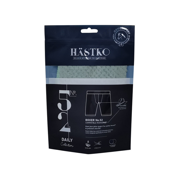 Fashion Green PE Reclosable Eco Friendly Zipper Packaging for Clothing UK