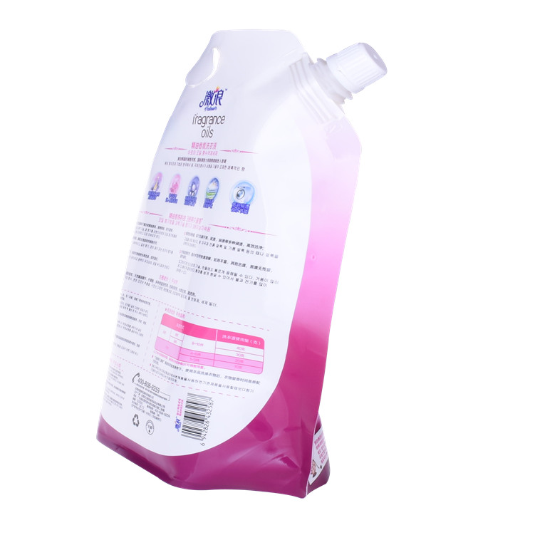 Emballage liquide Pouche réutilisable avec sac de bec