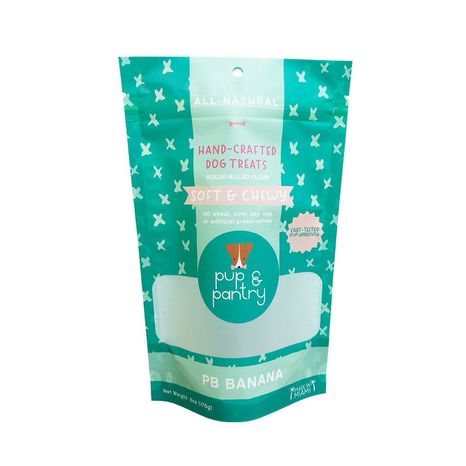 Sacs de pochettes à emballage Eco Friendly pour animal de compagnie Bolsas de Kraft Ziplock Paper Sac