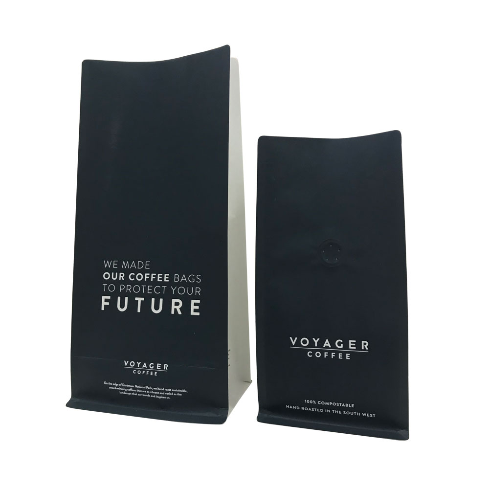 Sac biodégradable à base d'amidon de maïs Zip de sac en plastique biodégradable