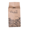 Fournisseur de sac d'emballage de grains de café en papier kraft réutilisable