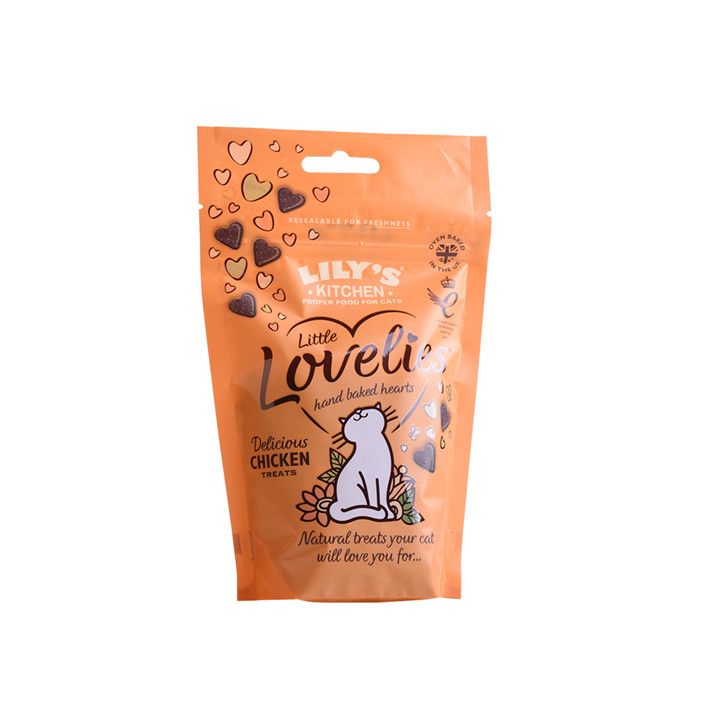 Sacs d'emballage pour animaux de compagnie de pochette biodégradable 100% compostable
