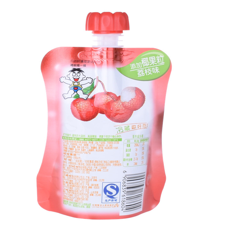 Recycler le bec emballage d'emballage liquide d'emballage en forme de fruits en forme de fruits
