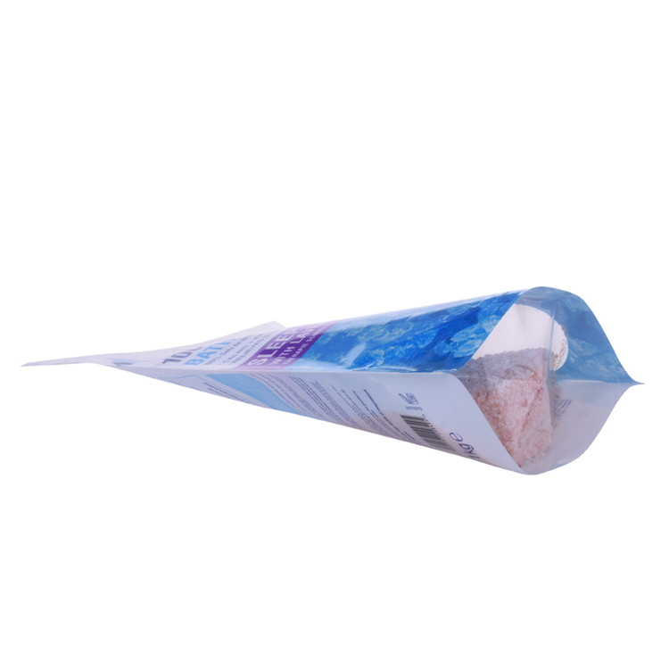 Impression numérique à petites quantités de haute qualité Packages alimentaires sacs recyclables pour sel avec fenêtre
