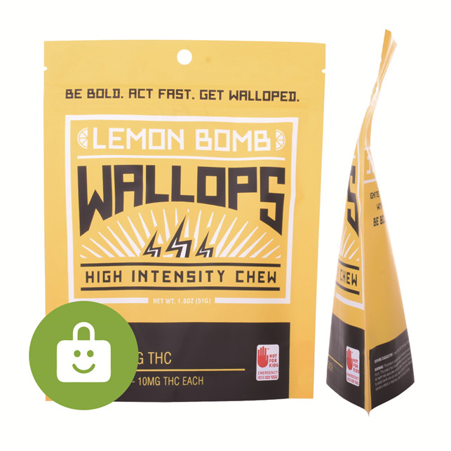 Snack à mâcher emballé en gros Ziplock Top personnalisé