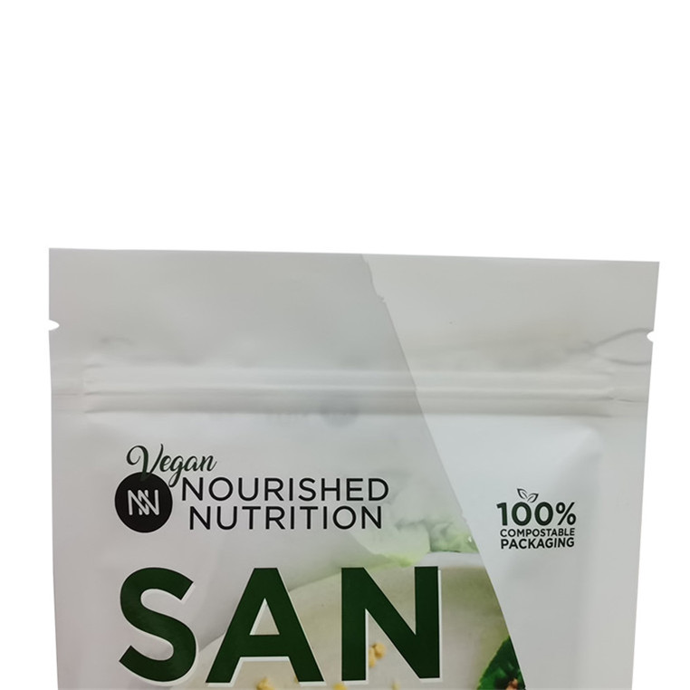 Sac en aluminium en aluminium Sac en aluminium Corn Starch Basé sur papier biodégradable Sacs alimentaires Emballage